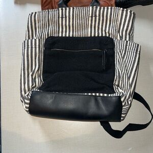 Target Black and White Striped Backpack